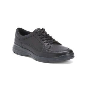 ROCKPORT Black Men's Leather Junction Point Casual Oxfords